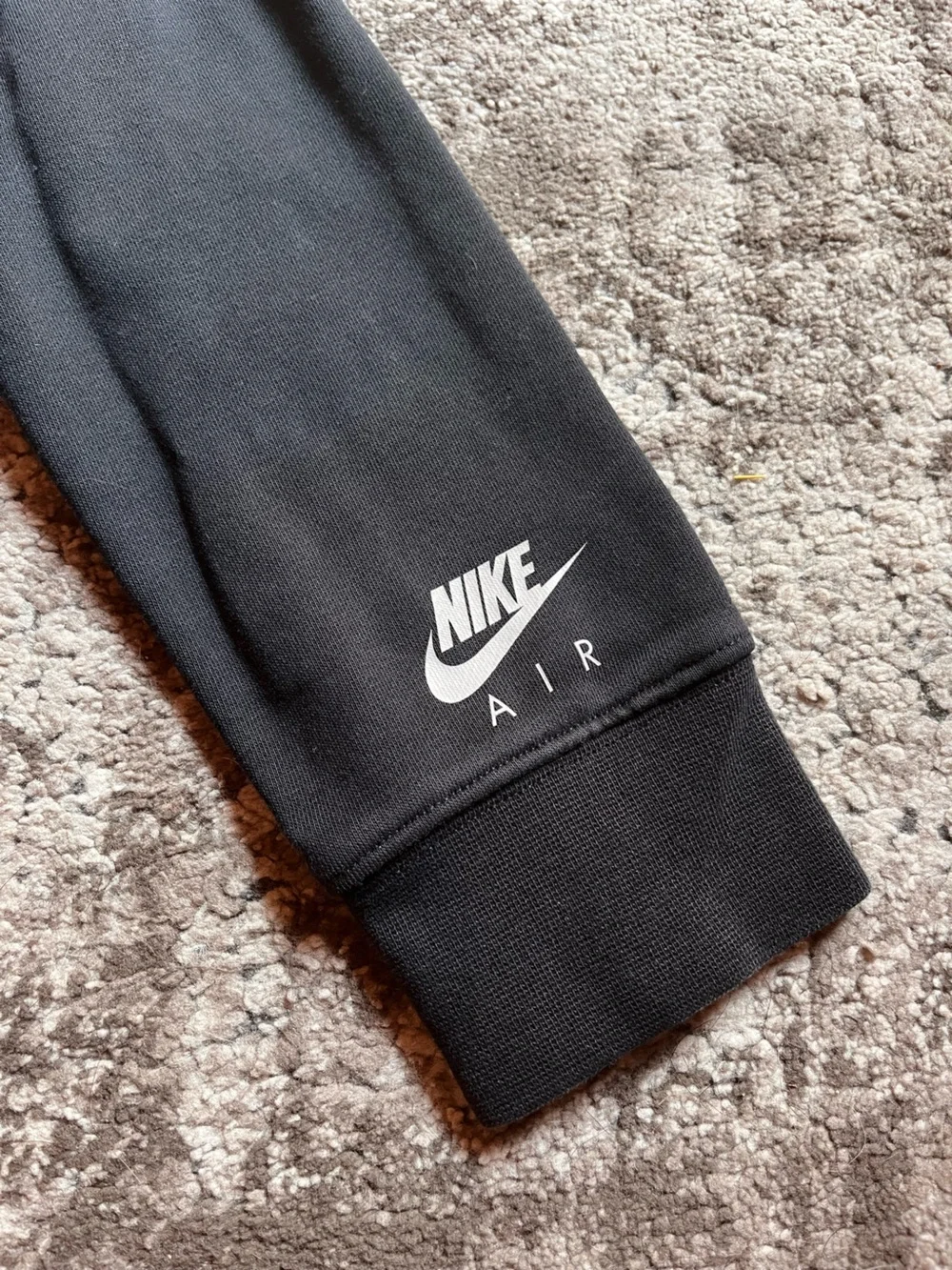 Girls size XL black Nike Air cropped sweatshirt